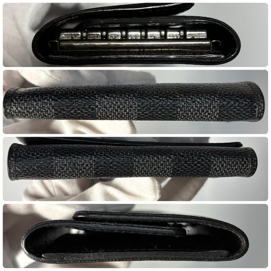 超美品✨ルイヴィトン ダミエ グラフィット ミュルティクレ6 キーケース6 連