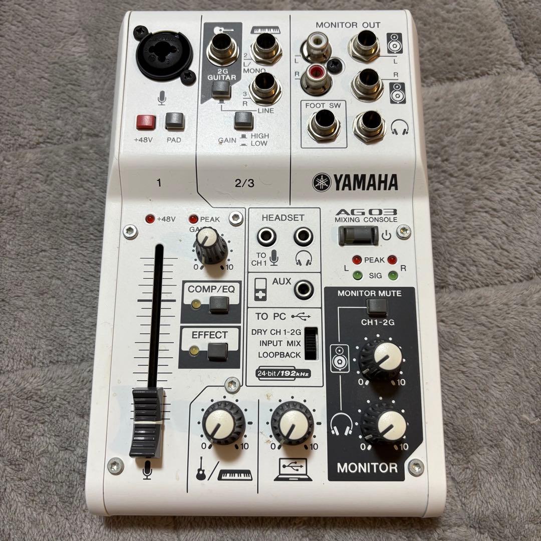 【中古】YAMAHA AG03 オーディオインターフェース ミキサー