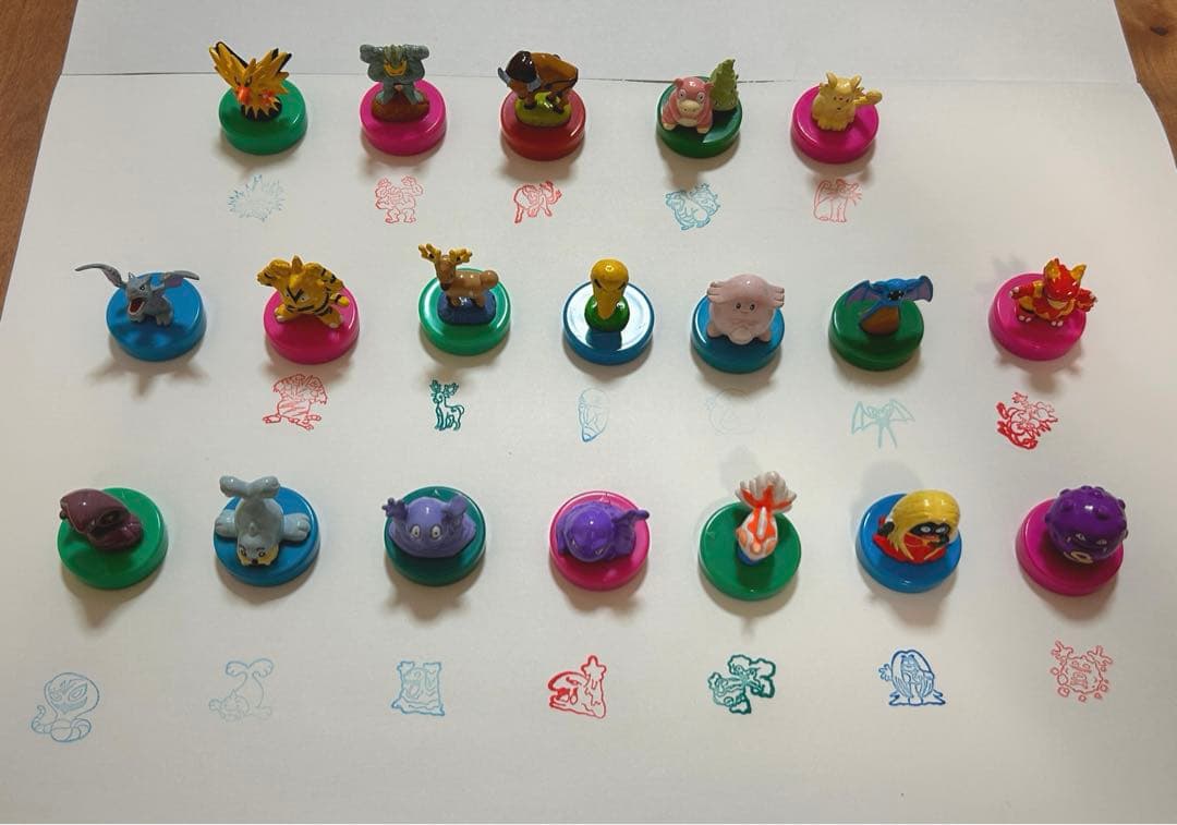 ポケモン スタンプ フィギュア ハンコ ミニフィギュア