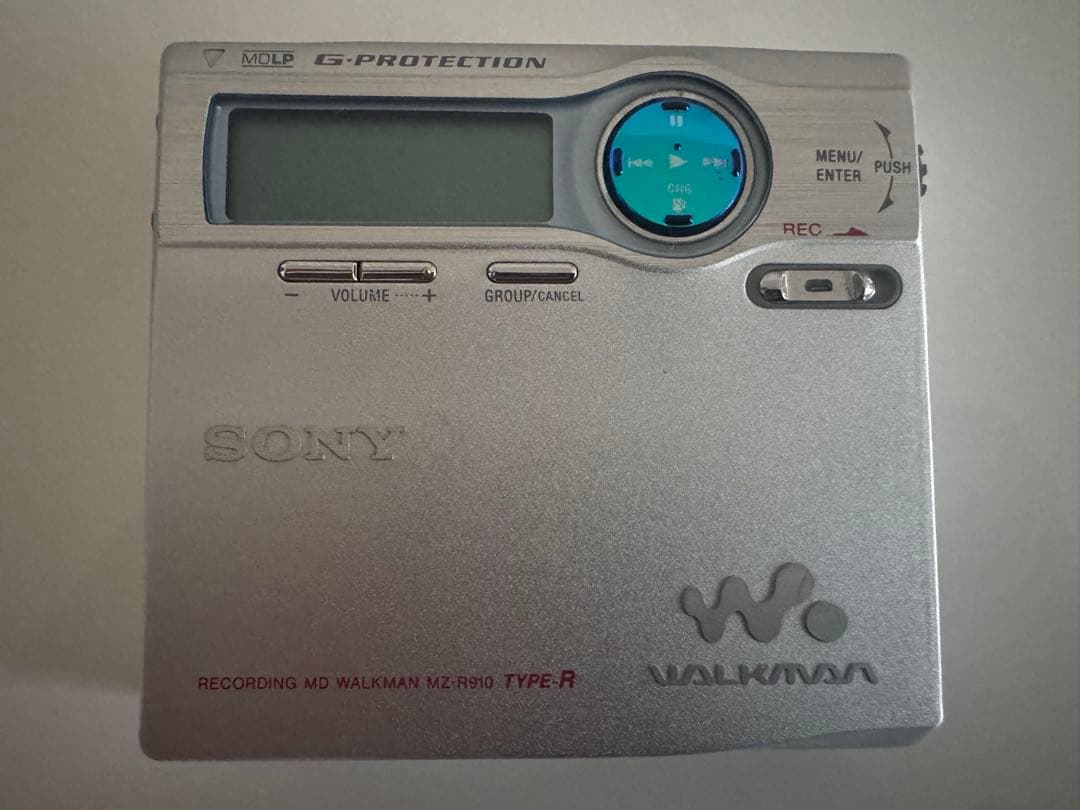 SONY ポータブルミニディスクレコーダー MZ-R910 MD1枚付