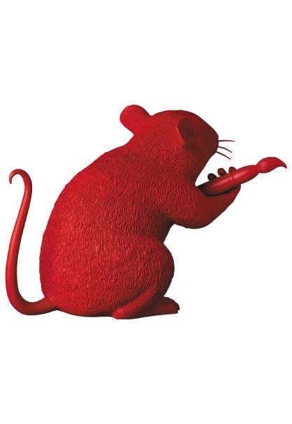 バンクシー LOVE RAT（RED Ver.）