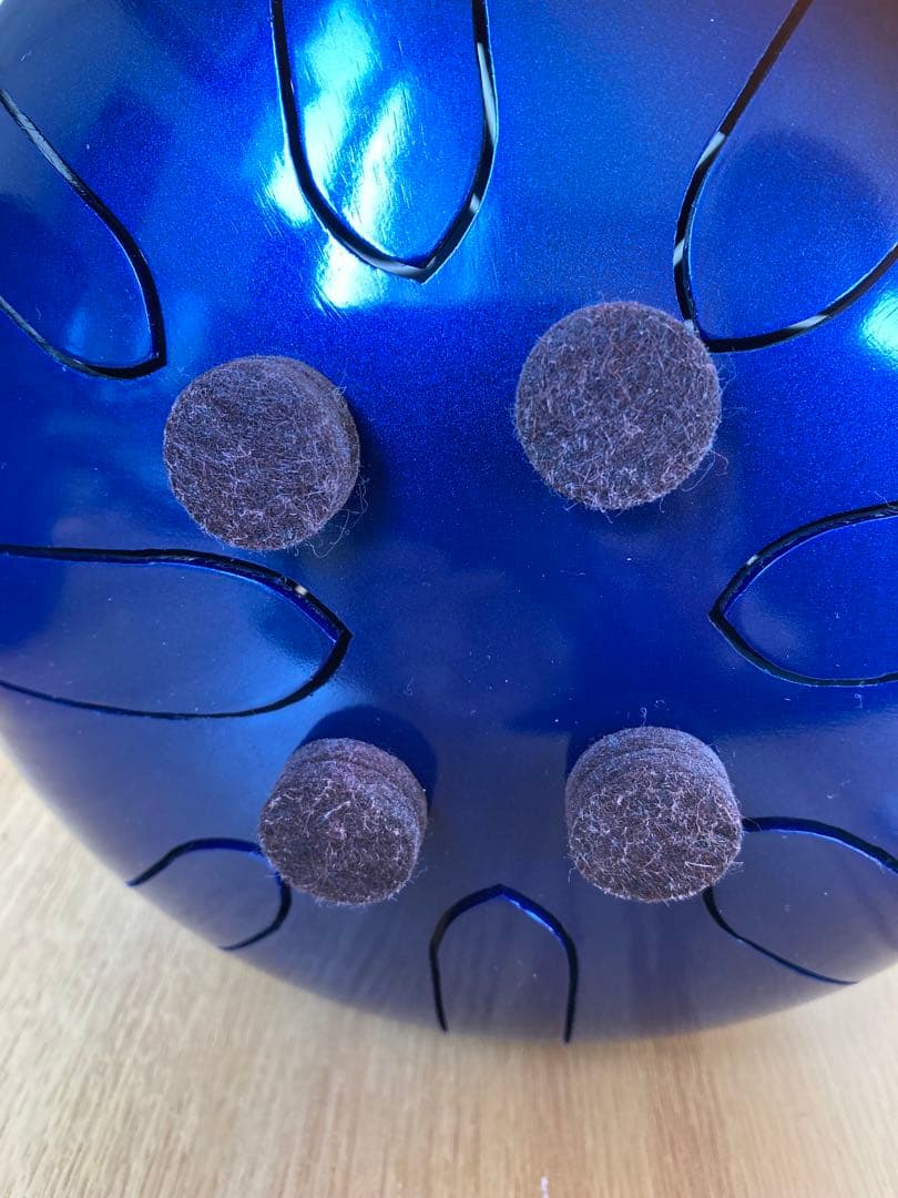 さざなみドラム小型　マレット2本付き