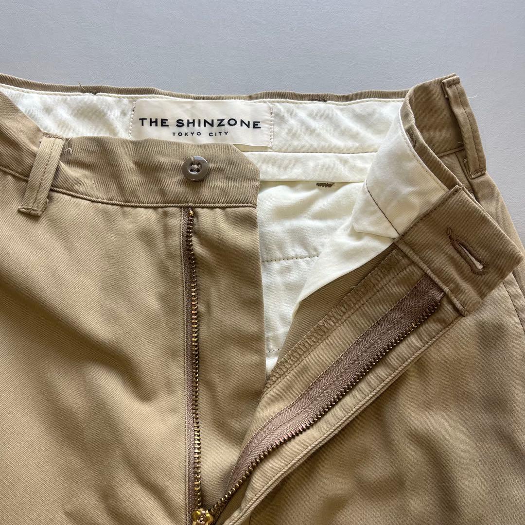 【美品】シンゾーン WASHED HIGH WAIST CHINO定番品 P0