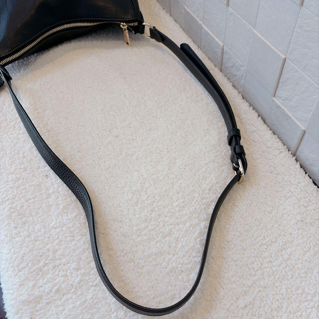 【極美品】COACH コーチ ショルダー　エリー ファイルバッグ ブラック