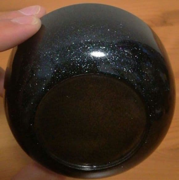 崎田宏作　水鏡　蒔絵　内銀　棗　共箱　共布　略歴付　茶道具