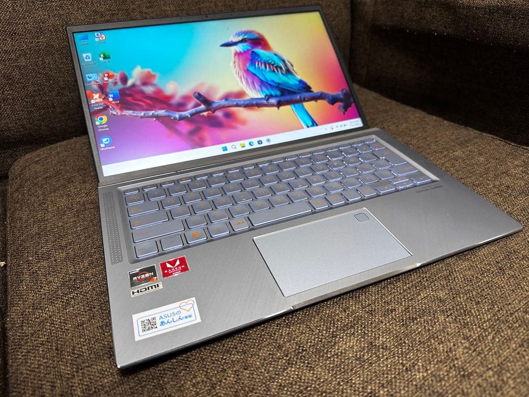 美品　ASUS ノートPC Ryzen7 office 2024plus永続