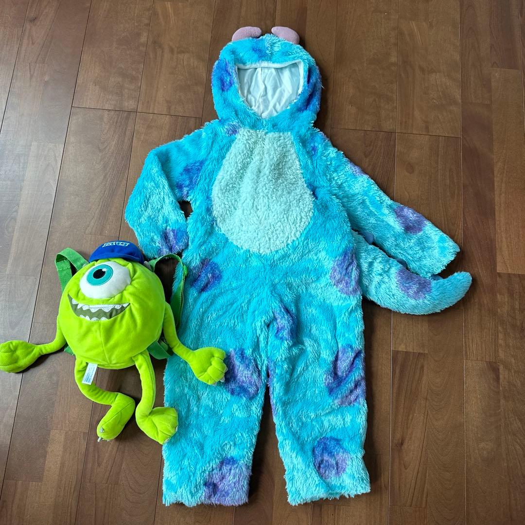 モンスターズインク サリー マイク コスプレ 仮装 リュック キッズ 95