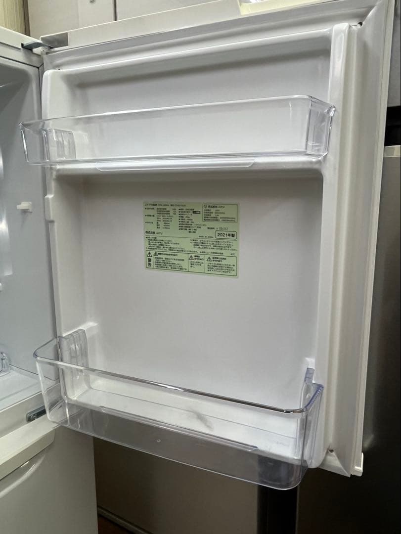 激安 冷蔵庫 2ドア149L ニトリ NTR-149WA 2021年