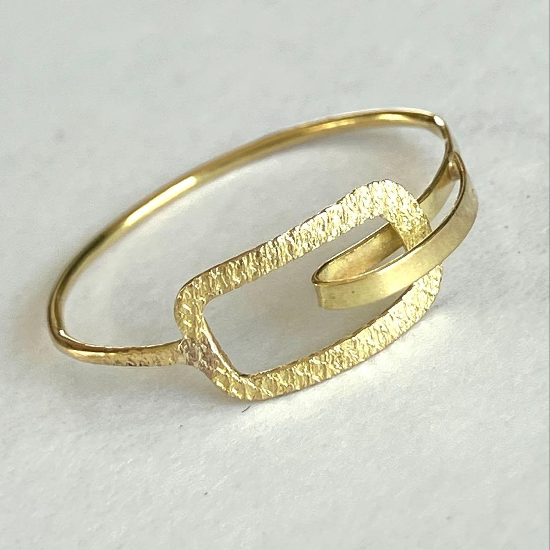 K18 18金　19号　リング　27