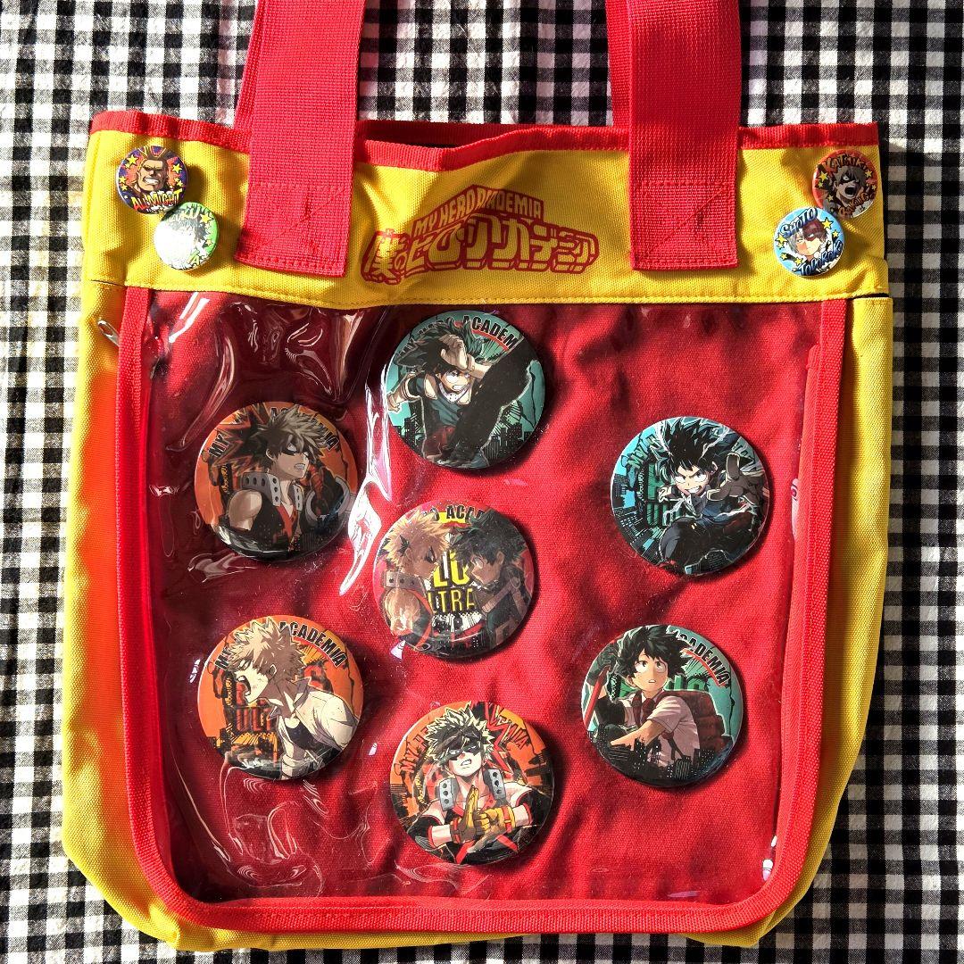 僕のヒーローアカデミア コレクション缶バッジ コレクション缶バッジ収納バッグ
