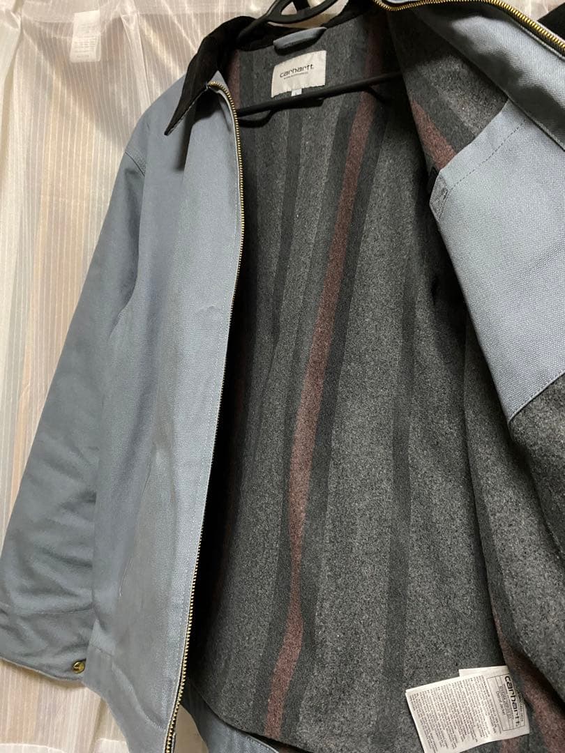 カーハート　carhartt wip デトロイトジャケット　dove grey