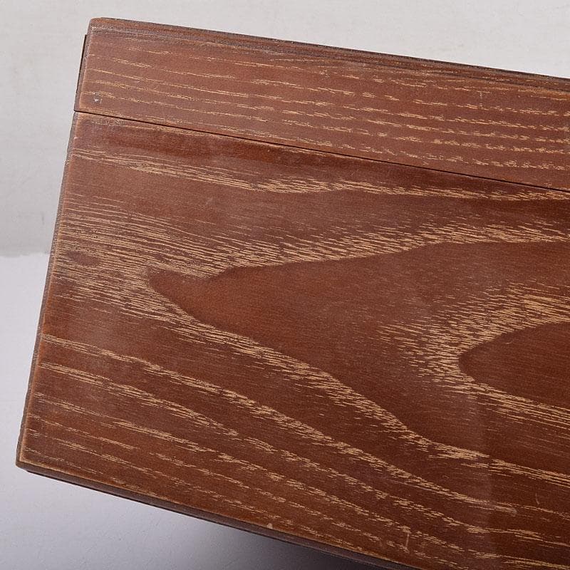 茶道具　桑茶箱　鉄絵草文　茶碗　黄交趾花文　振出など　九点　一式　M　R8950