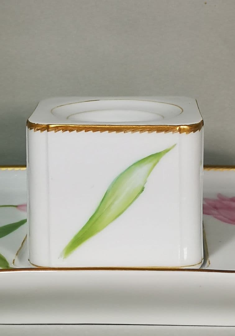 【Antique】  インク壺&トレイ　(レア品)