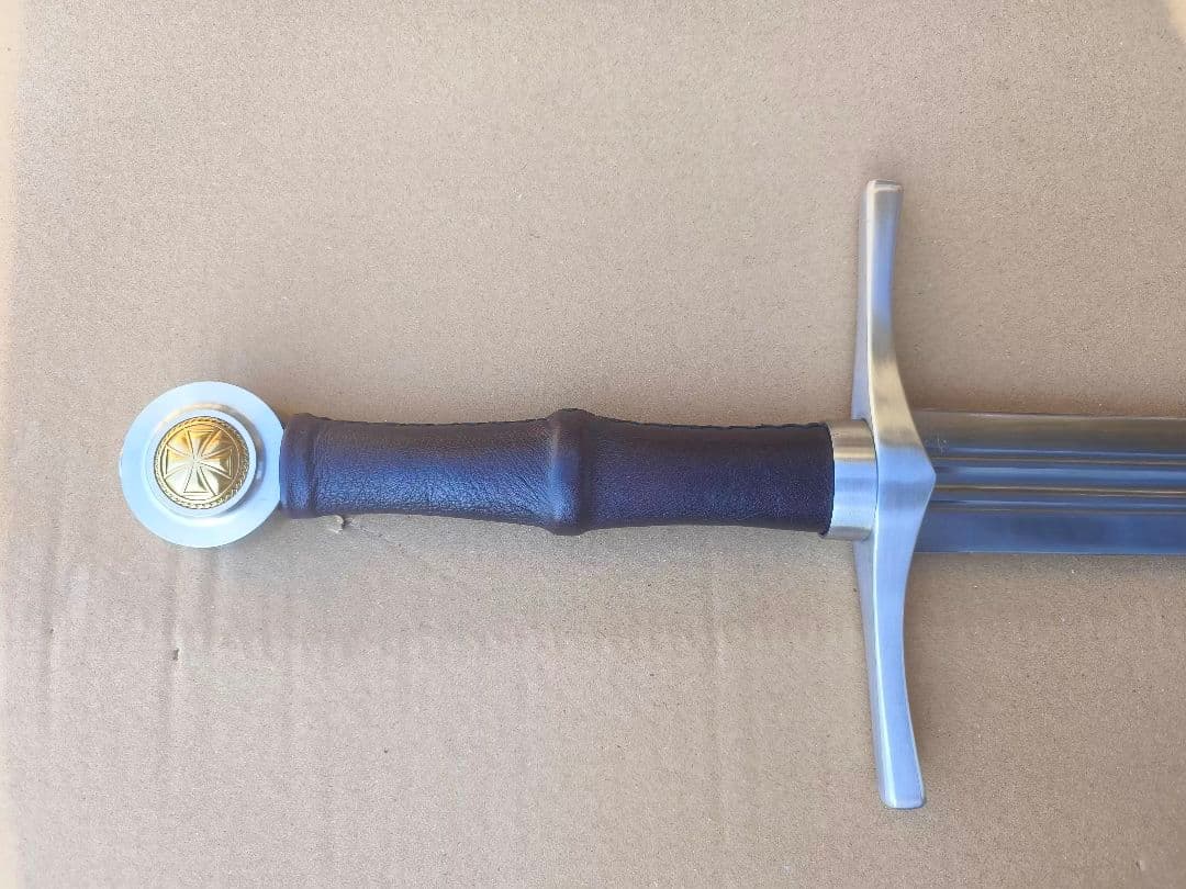 先鋒の騎士 広刃の剣 古兵器 武具 手鍛造打 西洋剣 長剣【希少】高級 鑑賞用