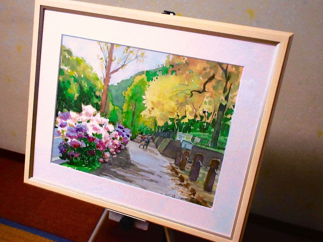 ツツジの咲く頃(フレーム付き)