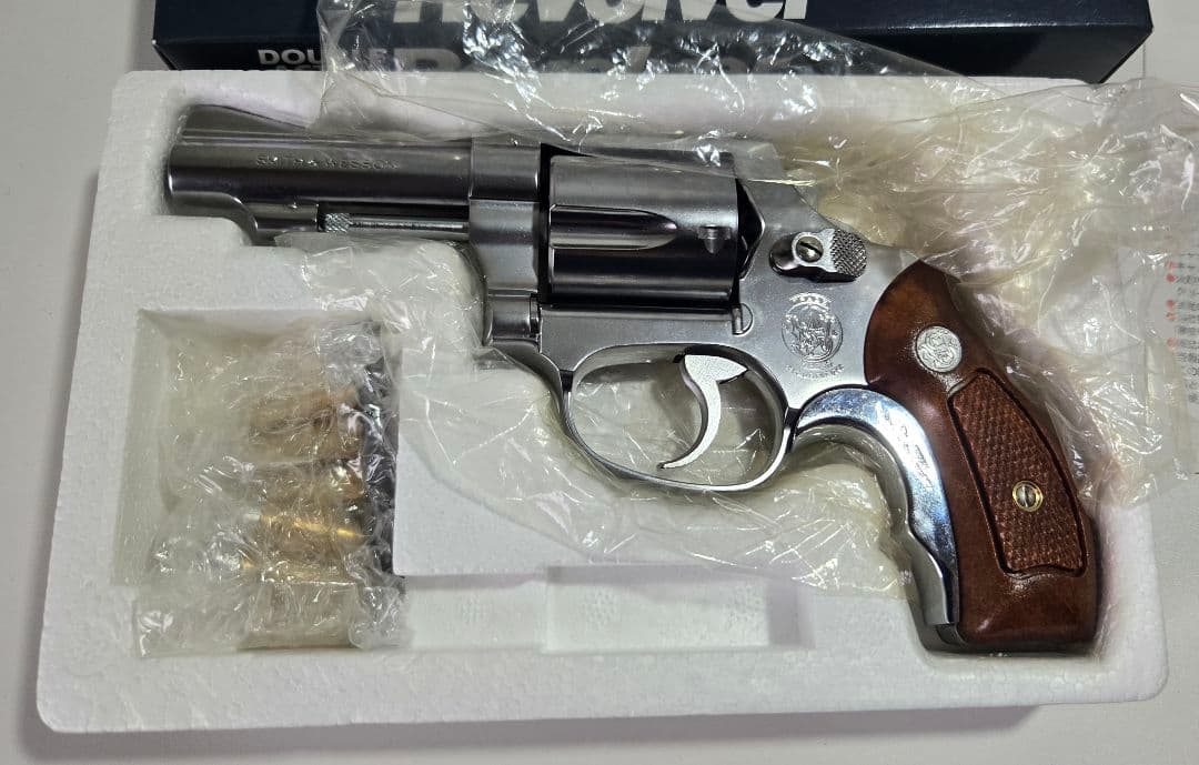 モデルガン S&W M60 .38スペシャル ３インチ ステンレスVer.2