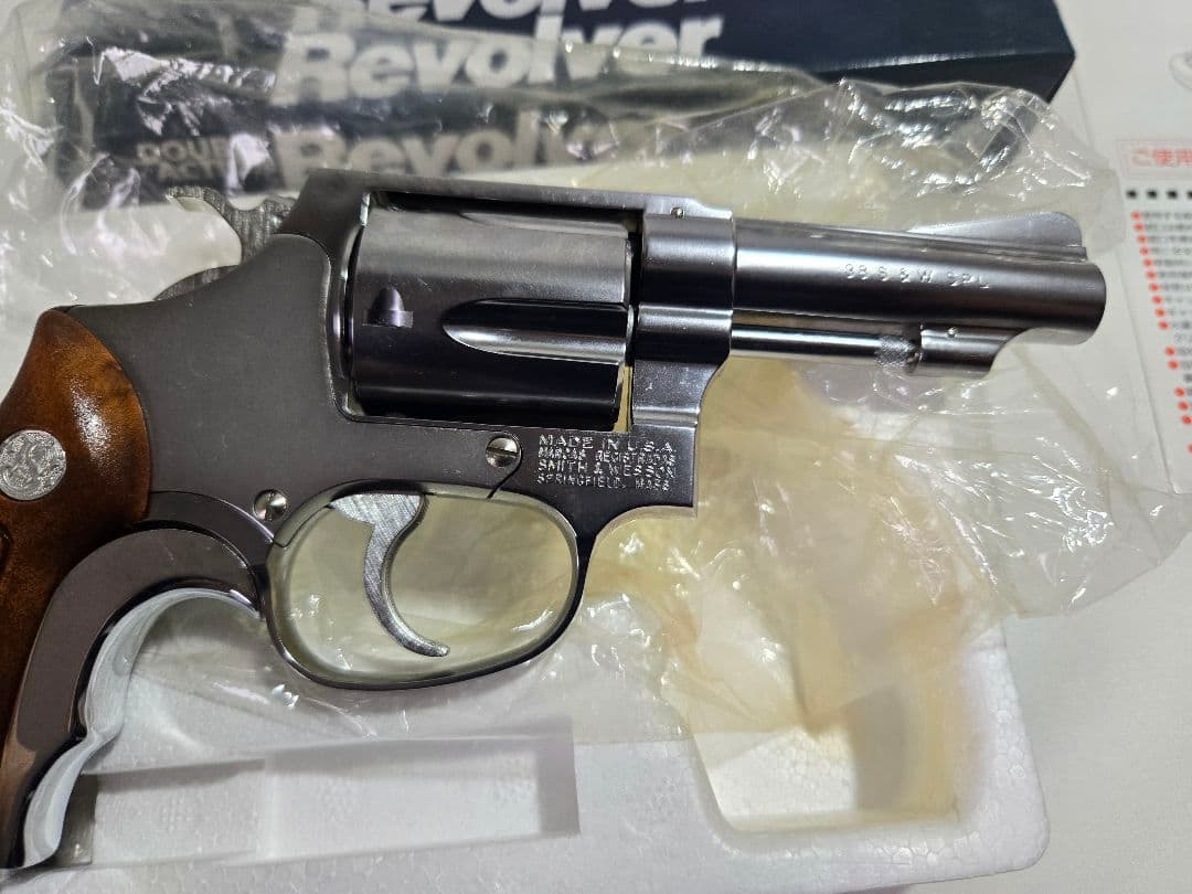 モデルガン S&W M60 .38スペシャル ３インチ ステンレスVer.2