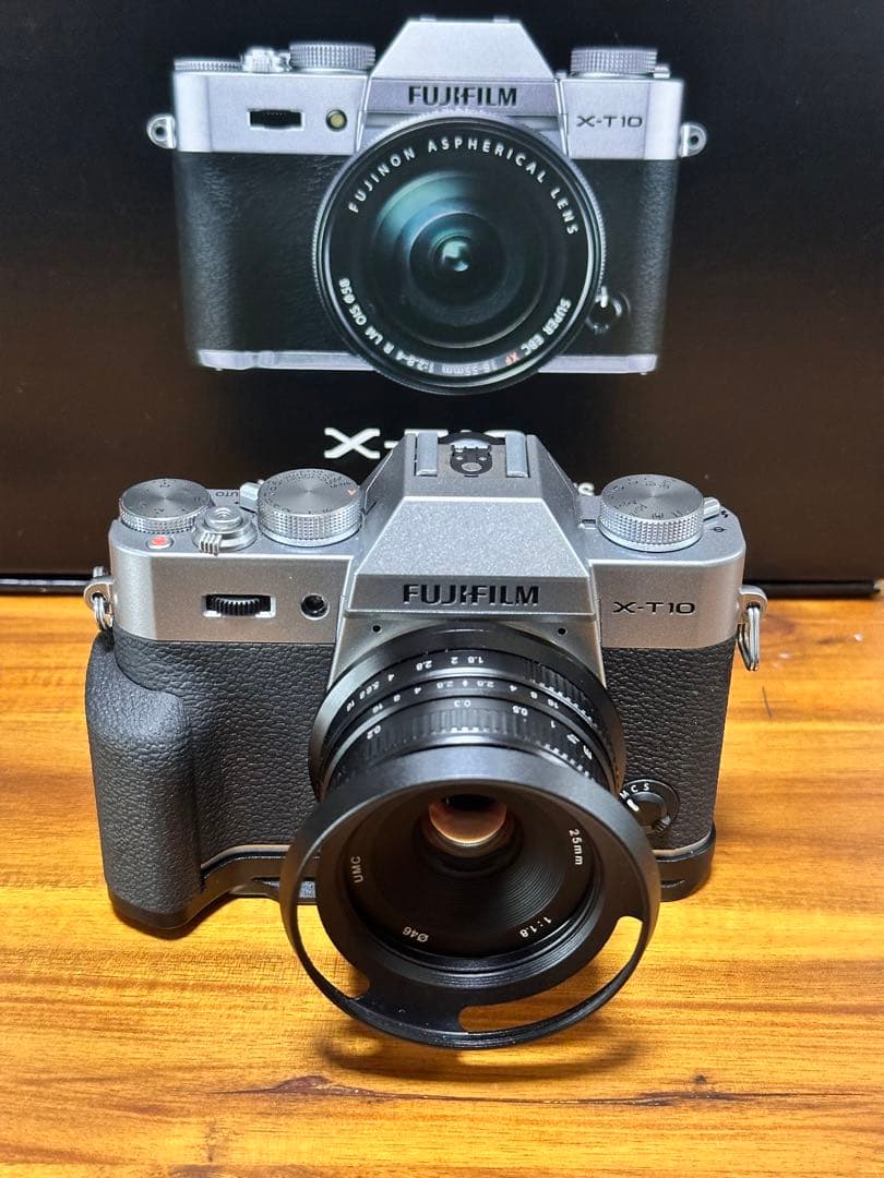 FUJIFILM X-T10 ＋マニュアルレンズ＋ハンドグリップ＋バッテリー3個