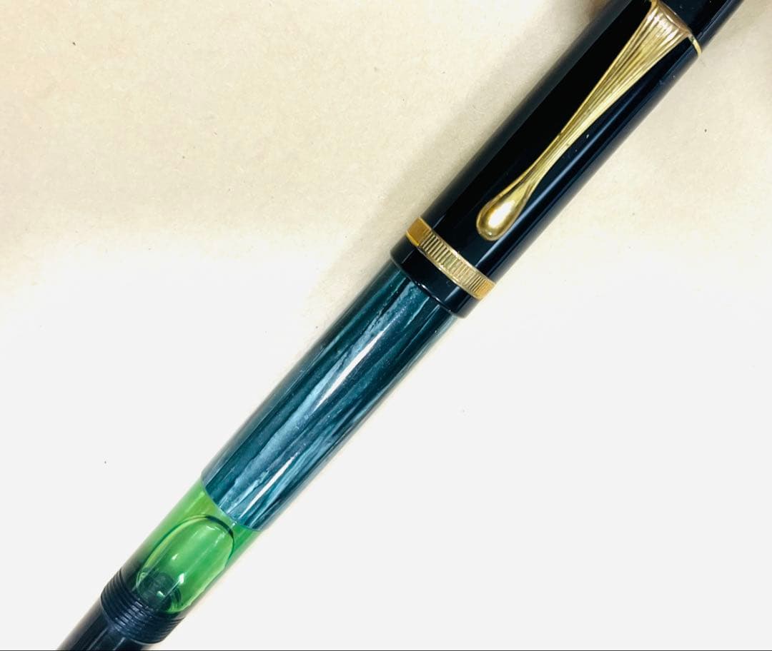 最後の値下 万年筆 ペリカン 100N グリーン pelikan 字幅BB