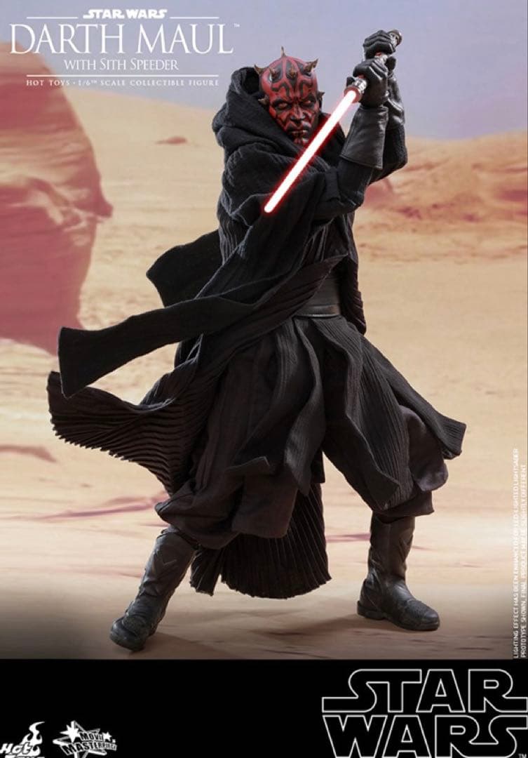 ホットトイズ スターウォーズ ダースモールwith シススピーダー1/6