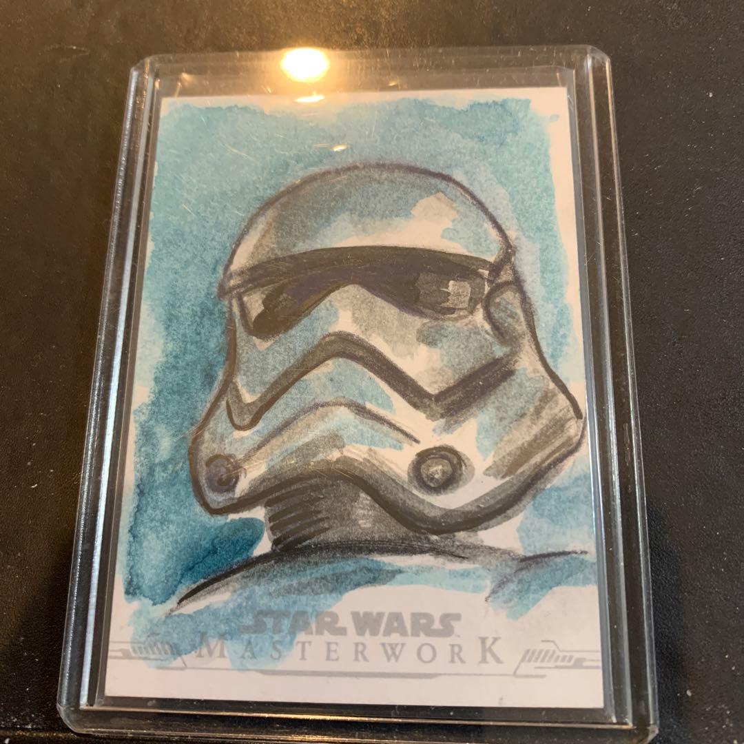 star wars topps sketch スケッチカード