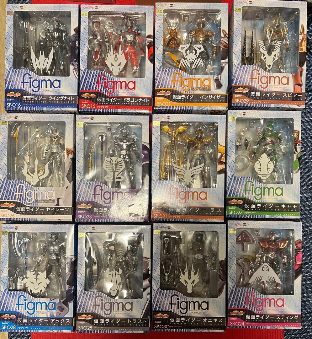 figma 仮面ライダー龍騎　仮面ライダードラゴンナイト　12体セット
