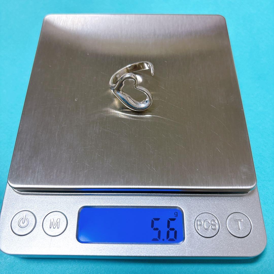 【美品】15号 Tiffany ティファニー オープンハート リング SV925