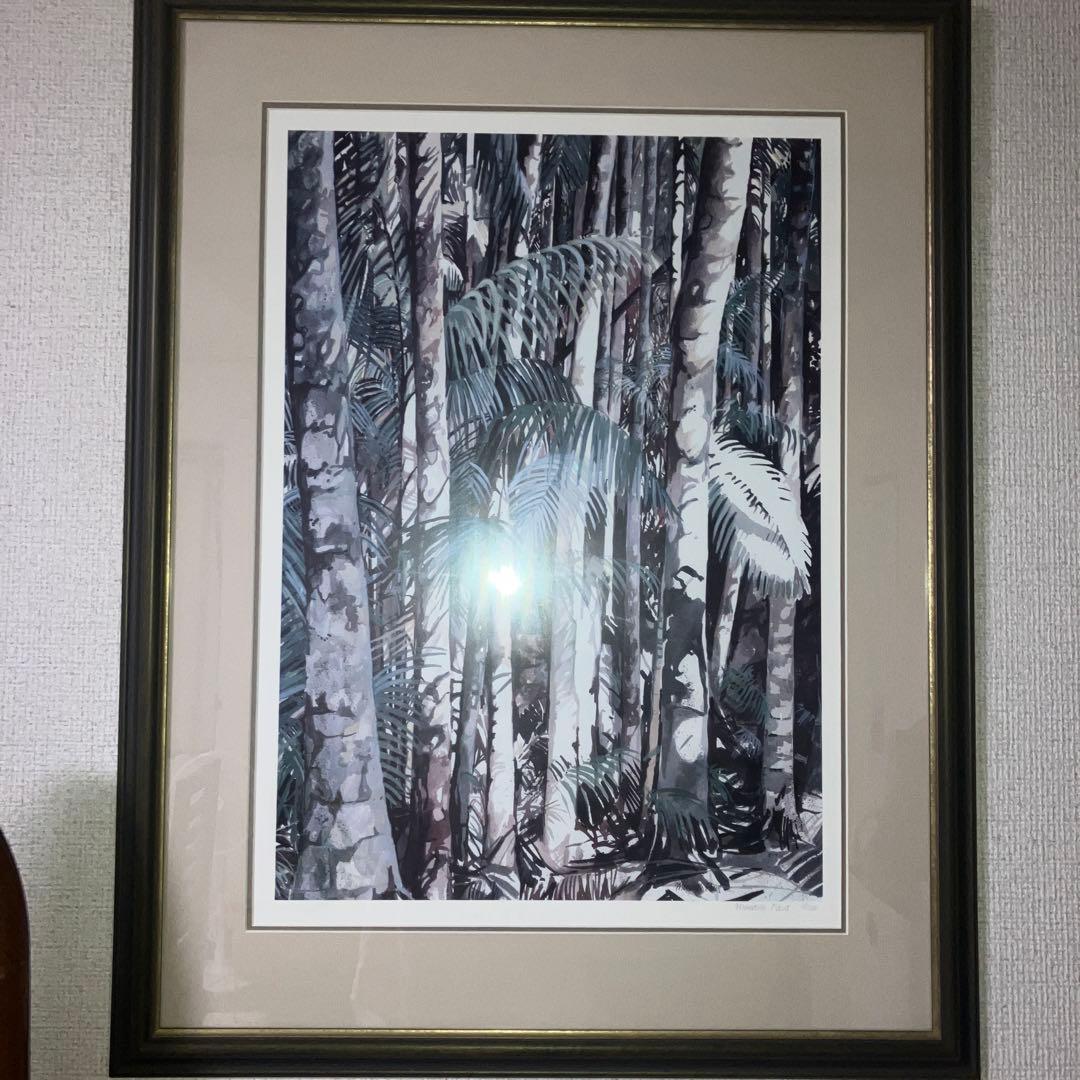 Miread M. Platt 水彩画 ジャングル植物