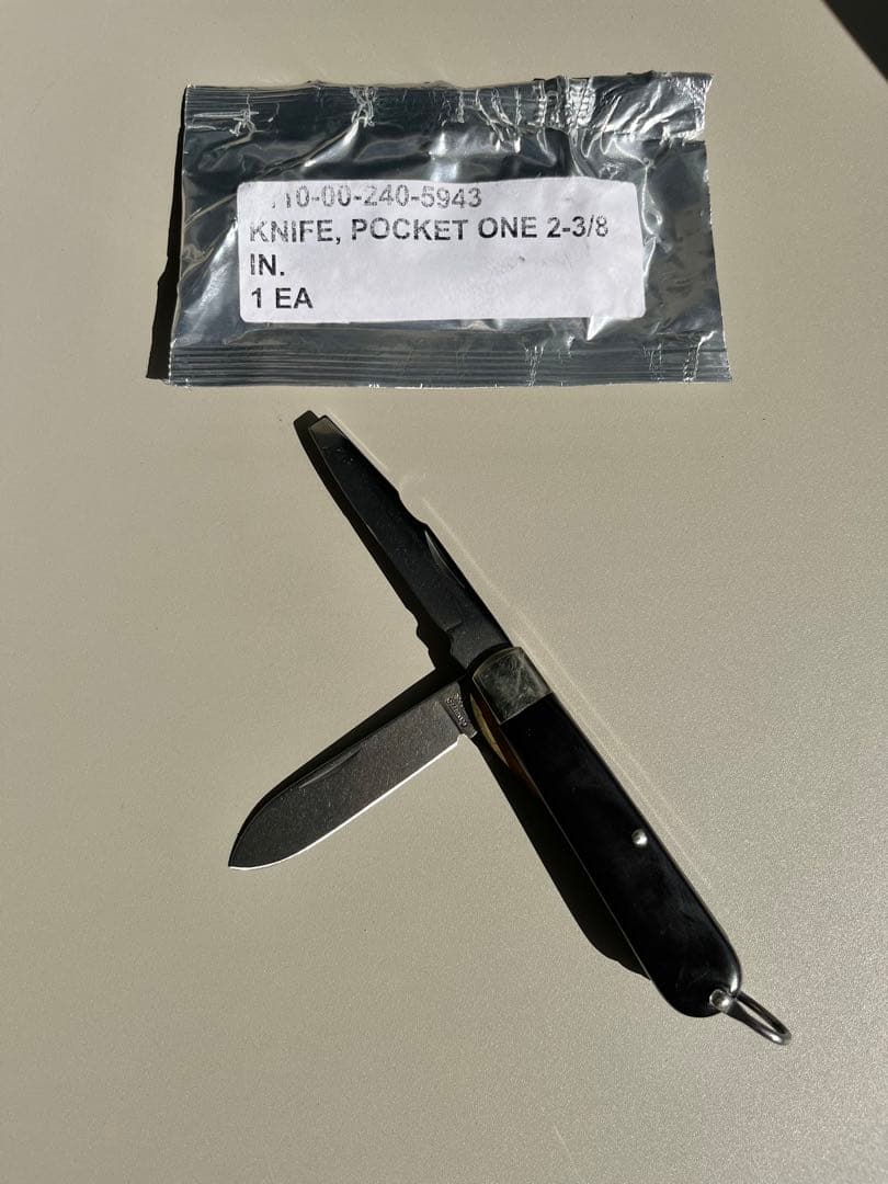 米軍放出未使用品ポケットナイフ 折りたたみナイフCAMILLUS 2枚ブレード