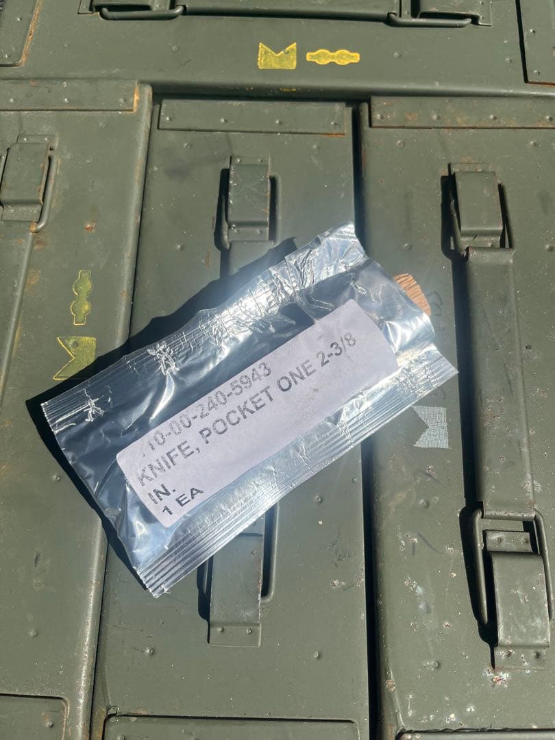 米軍放出未使用品ポケットナイフ 折りたたみナイフCAMILLUS 2枚ブレード