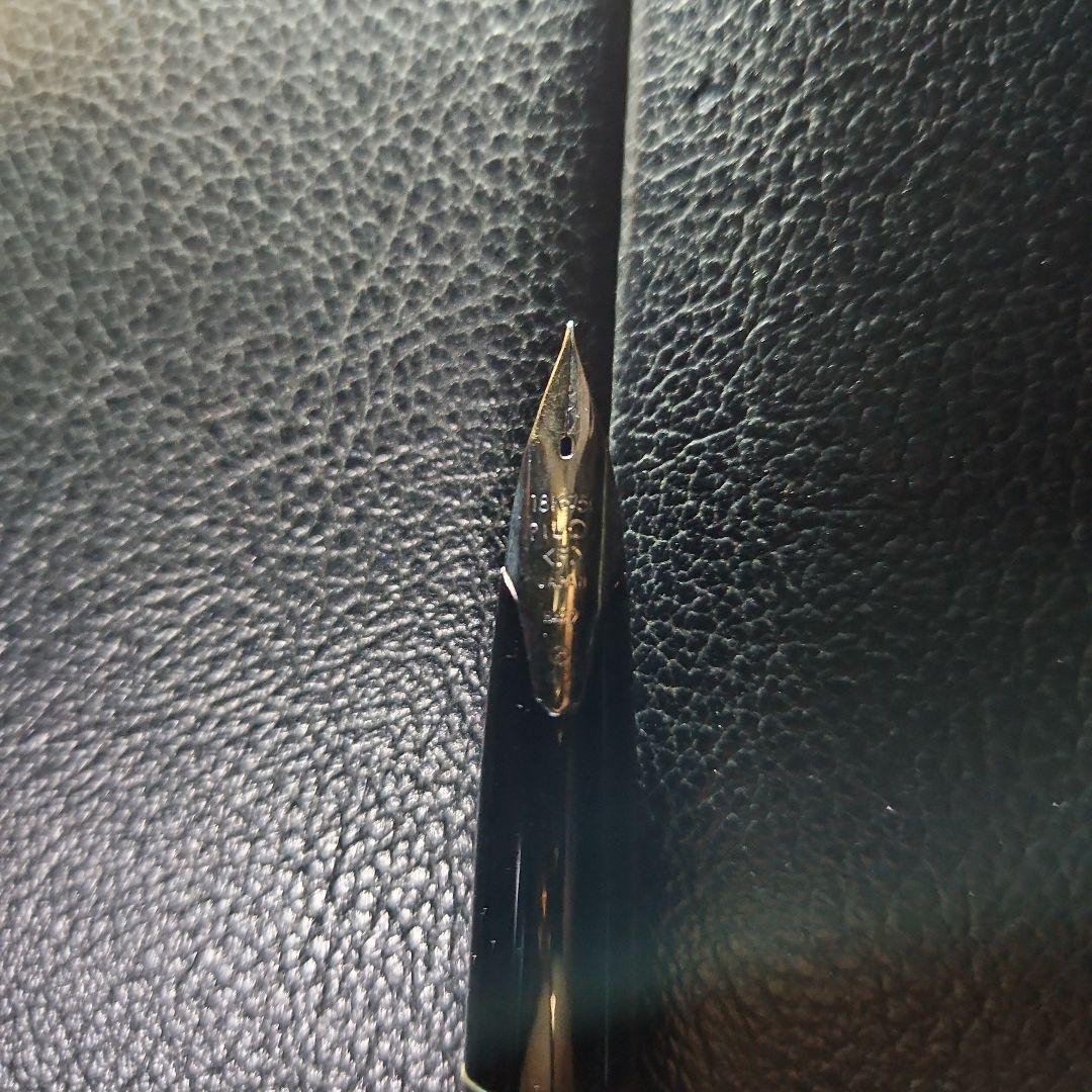 ☆希少☆シルバー ストライプ模様 万年筆