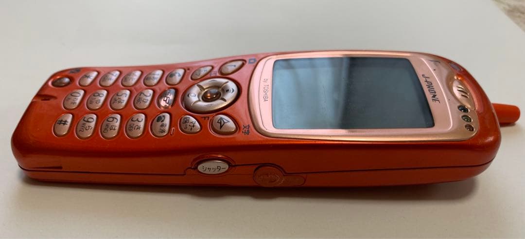 J-phone J-T06 東芝 TOSHIBA トロピカルオレンジ ジャンク品