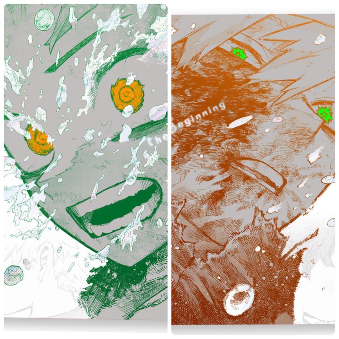 ヒロアカ 原画展 A2ポスター 2枚セット TheBeginning 未開封