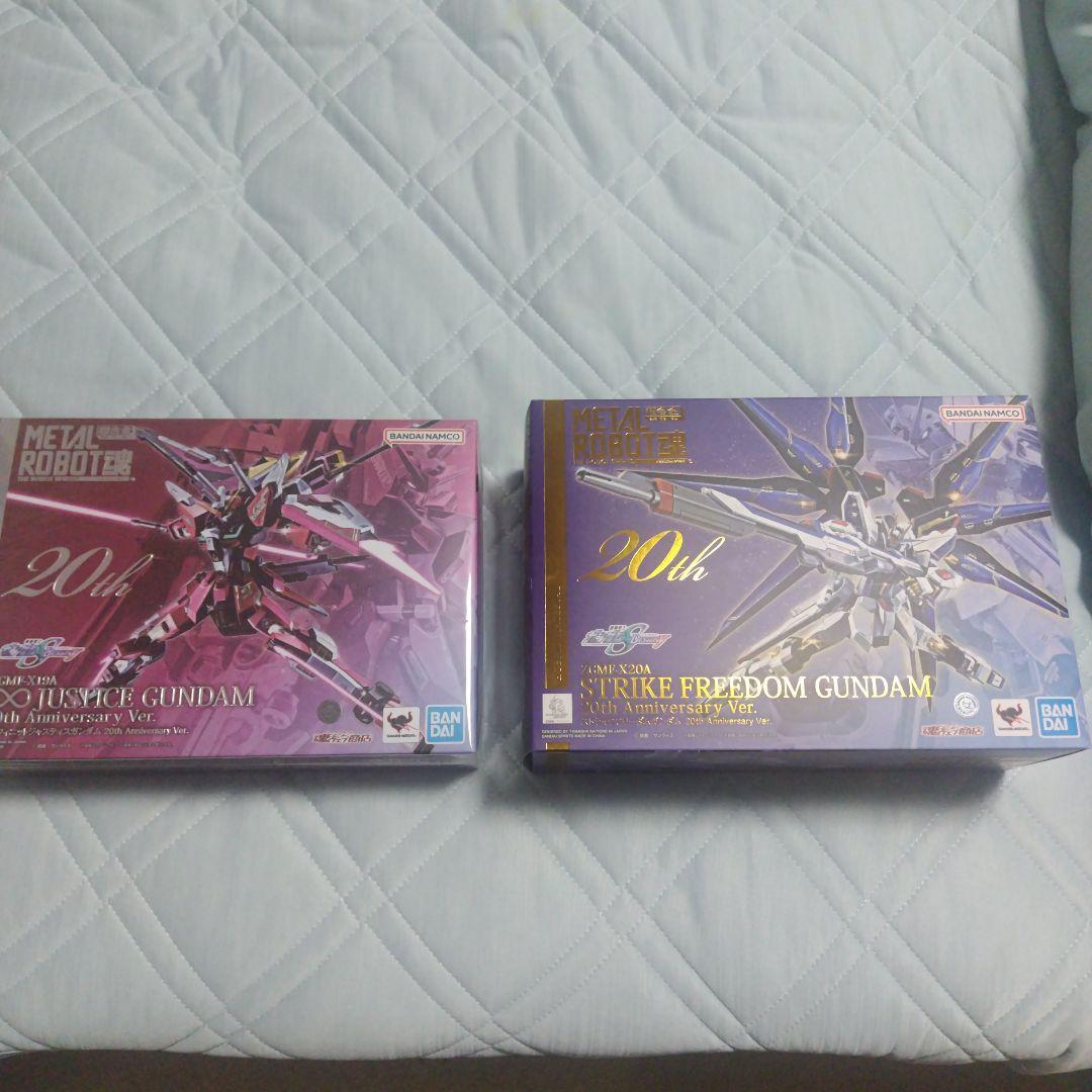 メタルロボット魂ストライクフリーダム20th・インフィニットジャスティス20th