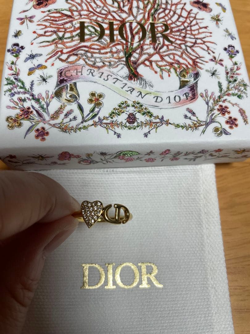 プレゼントに☆新品Dior CD Navyリング