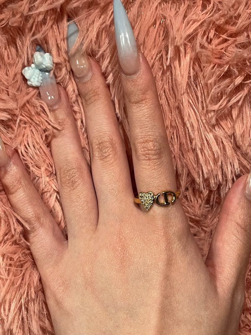 プレゼントに☆新品Dior CD Navyリング