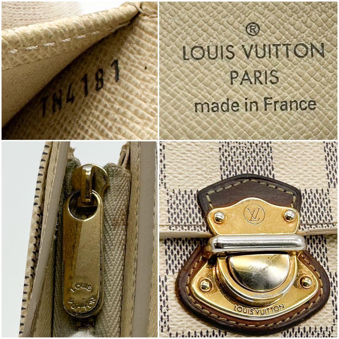 ルイヴィトン ポルトフォイユ ジョイ ダミエ アズール 二つ折り コアラ