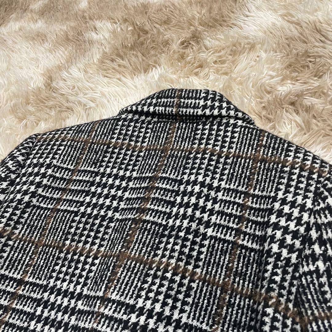 ほぼ未使用 タリアトーレ チェスターコート ダブルブレスト ツイード レディース