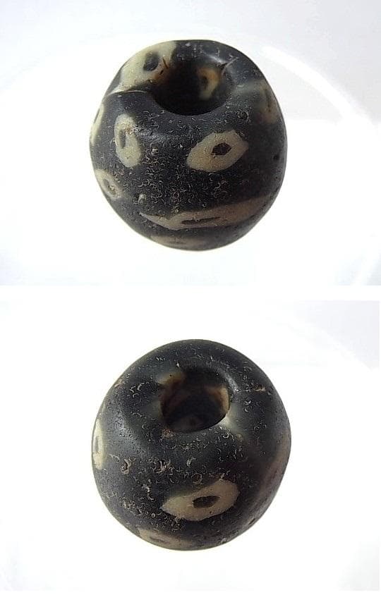 ★C0502★古代 (06) ガラスビーズ とんぼ玉 イスラム モザイク眼