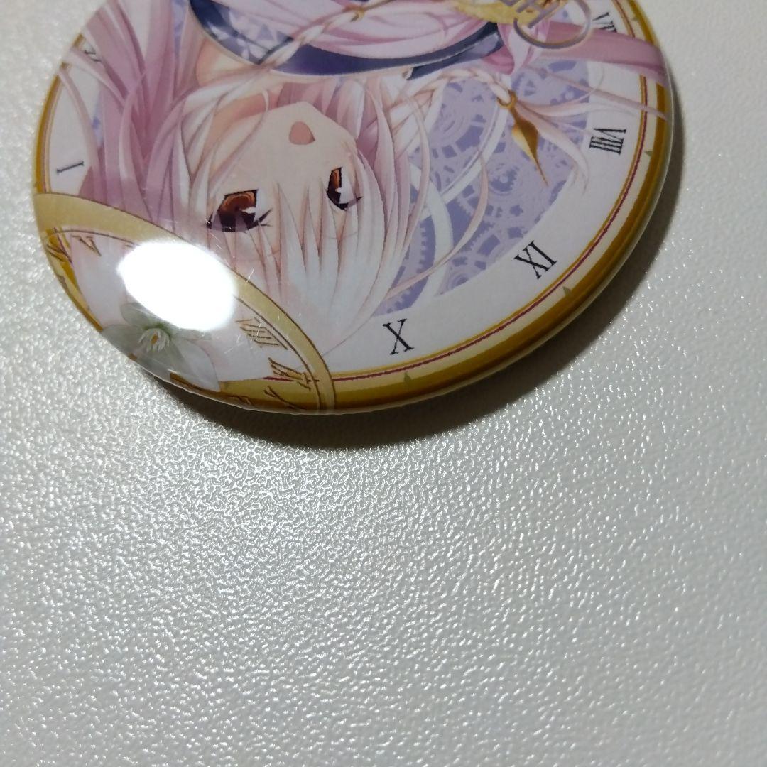 【クロノクロック】クロ 缶バッジ パープルソフトウェア