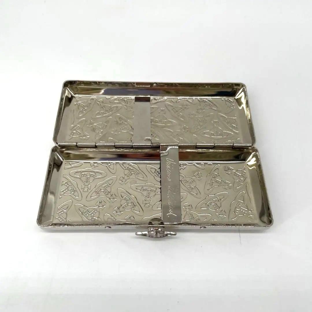 15318✨ヴィヴィアンウエストウッド オーブ総柄 シガレットケース シルバー