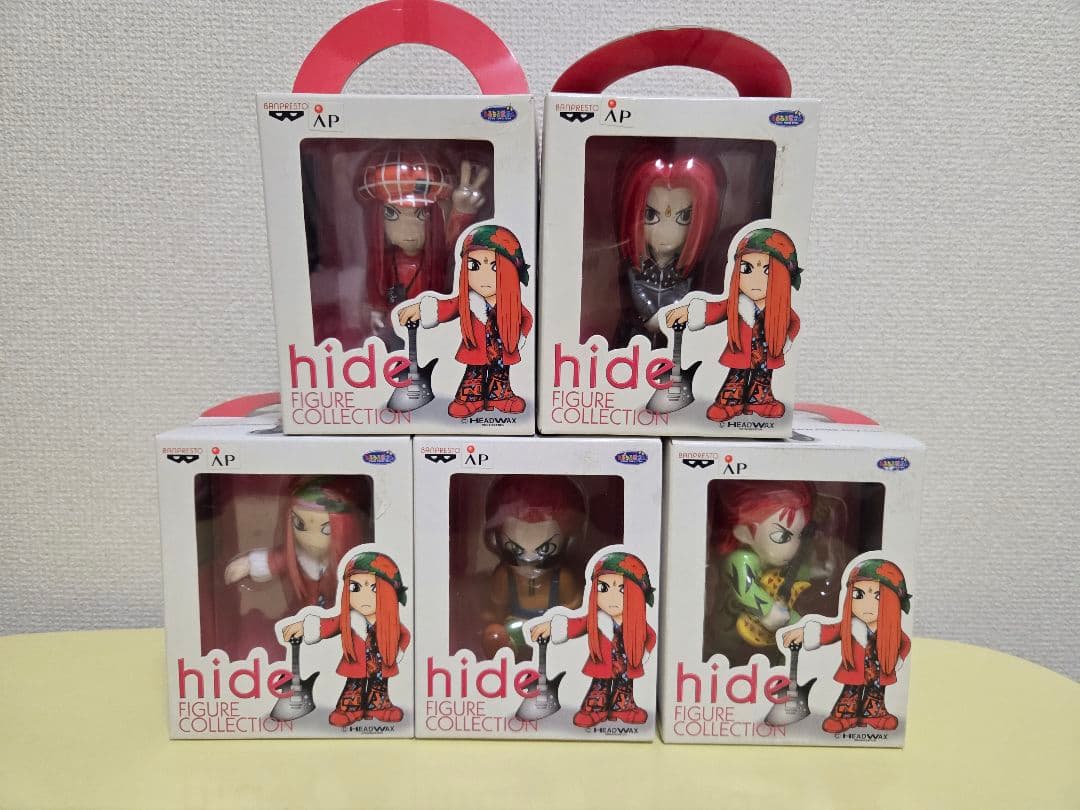 【未開封】X JAPAN hide フィギュア コレクション 5体セット