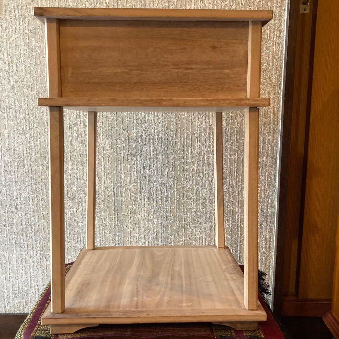 再お値下げ！茶道具　桐　小棚　組み立て式指物