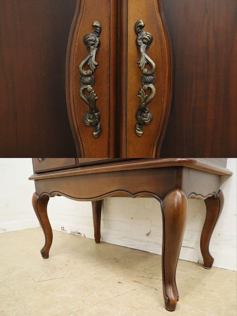 【H.shop】カリモク【コロニアル】猫脚 キャビネット・サイドボード