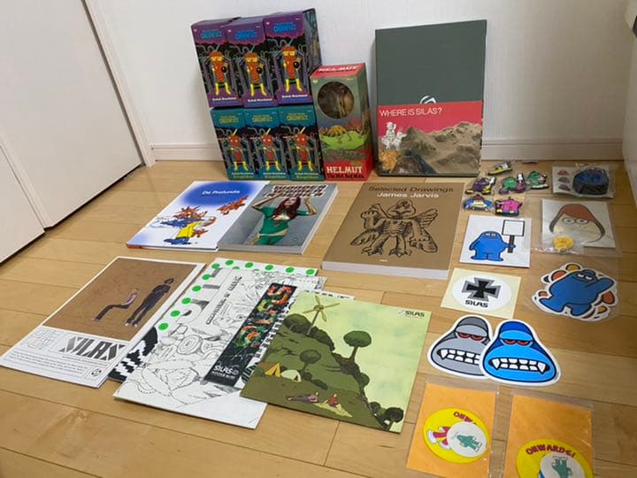 James Jarvisフィギュア　アートブックサイン入りsilasポスター