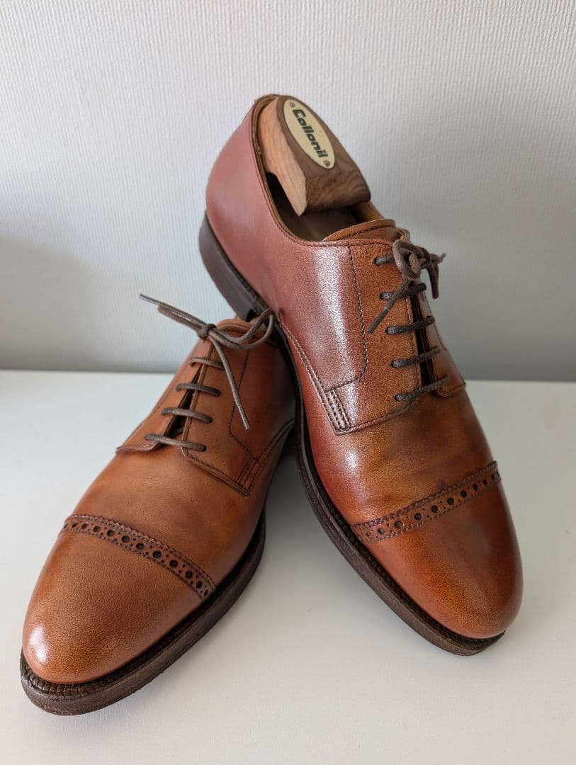 【美品】クロケット & ジョーンズ キャップトゥ 6E