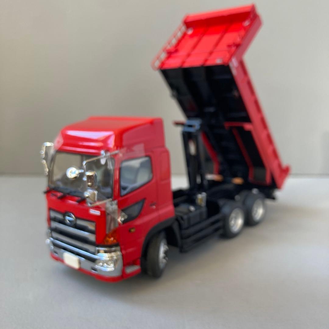 1/50 ケンクラフト　日野プロフィアダンプトラック　レッド