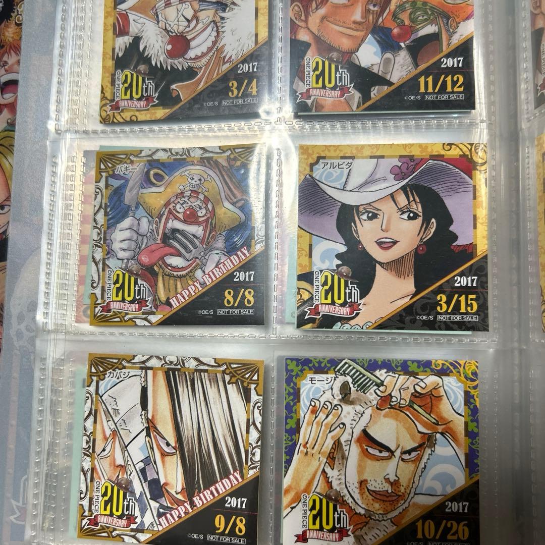 ONE PIECE ワンピース　麦スト限定365日ステッカー　バギー　シャンクス