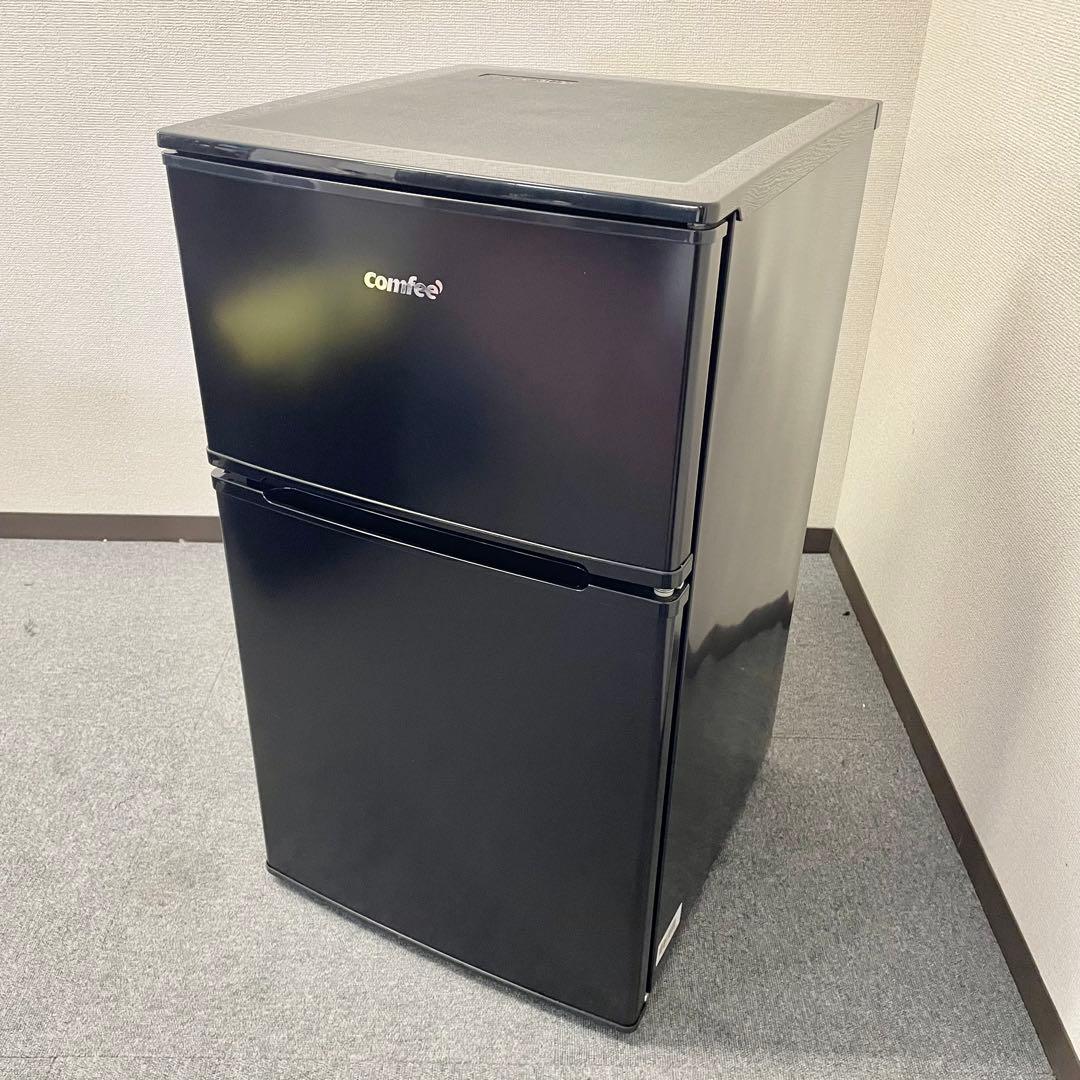 コンフィー 2ドア冷蔵庫 RCT90BL(E) 90L 2023年製