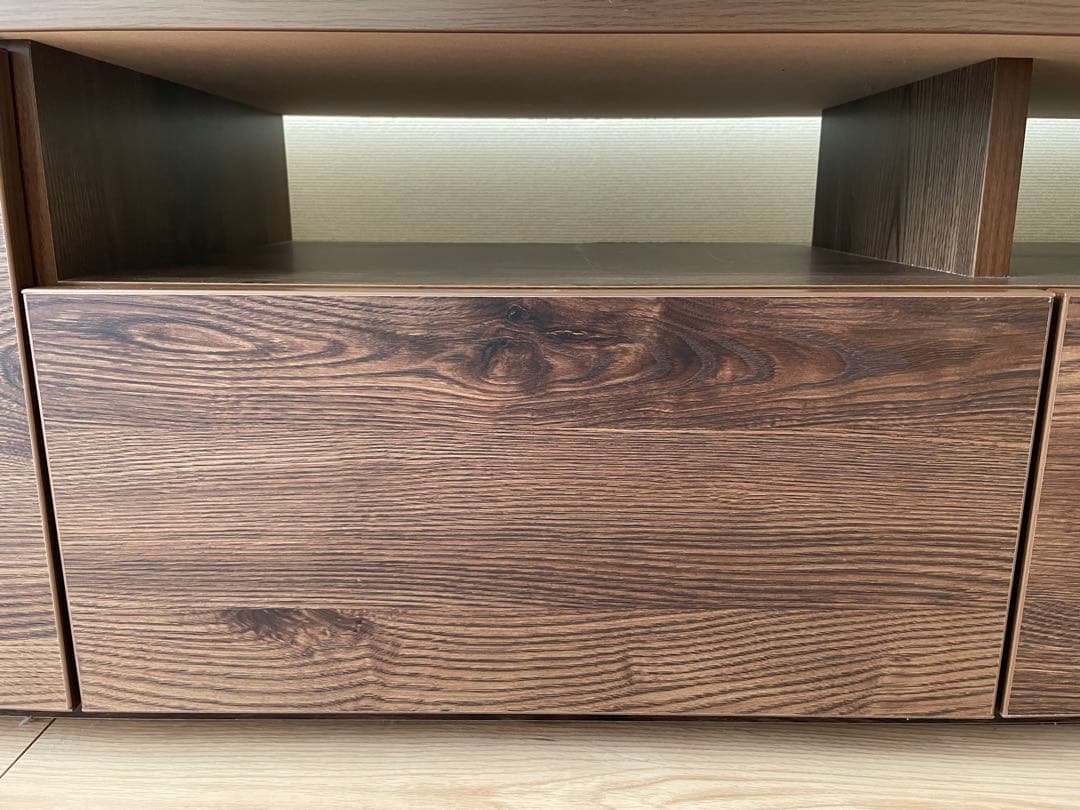 【送料込:12/7まで出品】LOWYA テレビボード ブラウン 160cm